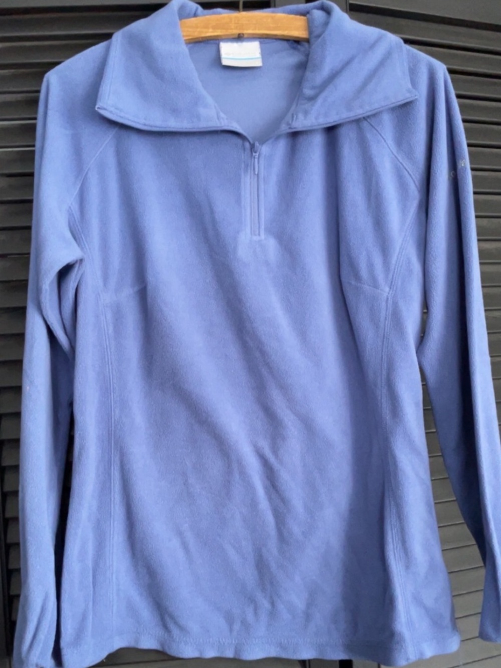 Columbia Blue 1/4 Zip Fleece Pullover Small Lightweight Jacket